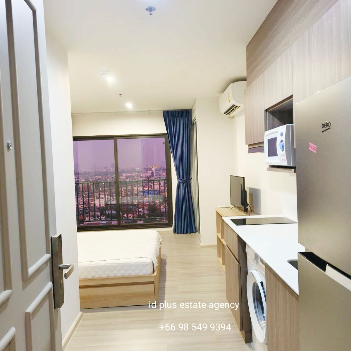 For RentCondoPinklao, Charansanitwong : The Parkland Charan - Pinklao Condo for RENT: Studio Room for 24 SQM. City View on 22nd Floor C Building.with Fully Furnished and Electrical Appliances.Next to MRT Bangyikhan. RENTAL ONLY for 10,000 / m.