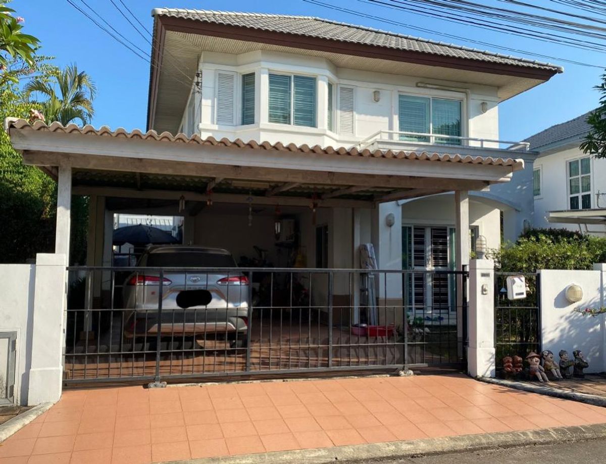 For RentHouseChaengwatana, Muangthong : 🧡 Rent a 2-story detached house, Chuan Chuen Modus-Chaeng Watthana Village 🧡 Near Mim Pack S2501-450