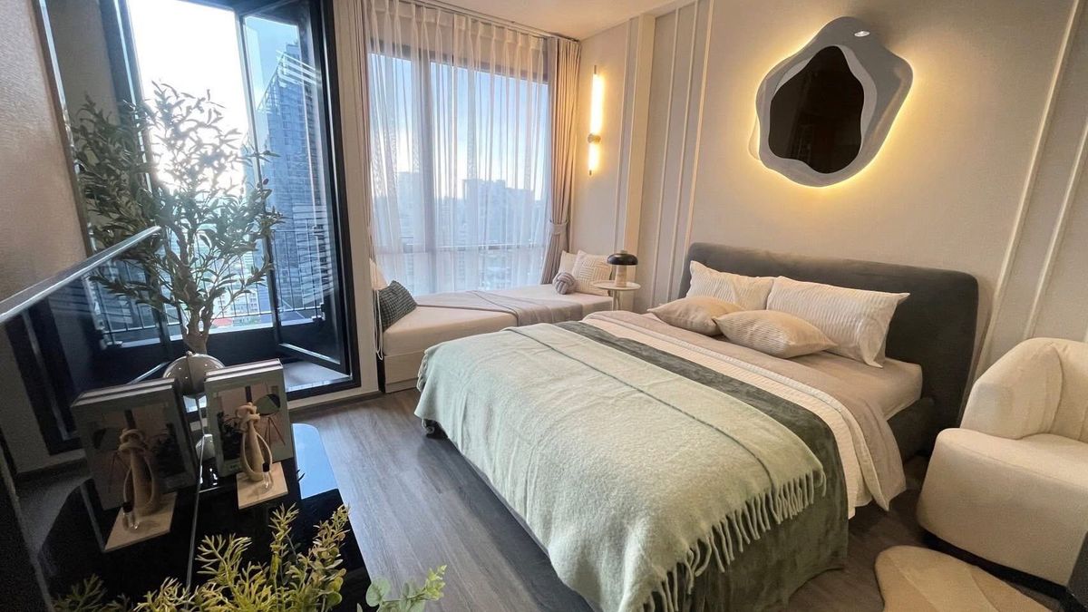 For RentCondoRatchathewi,Phayathai : Me-296 Condo for rent in the city center is ready! Ideo Mobi Rangnam near BTS Victory Monument