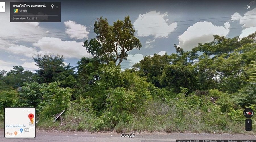 For SaleLandUbon Ratchathani : Land for sale 4 rai near Sathit Nimankan Road Phibun Mangsahan District, Ubon Ratchathani