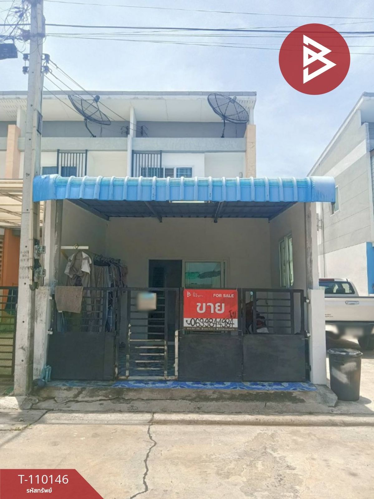 For SaleTownhomeChachoengsao : Townhouse for sale Sirarom Plus Motorway, Bang Pakong, Chachoengsao