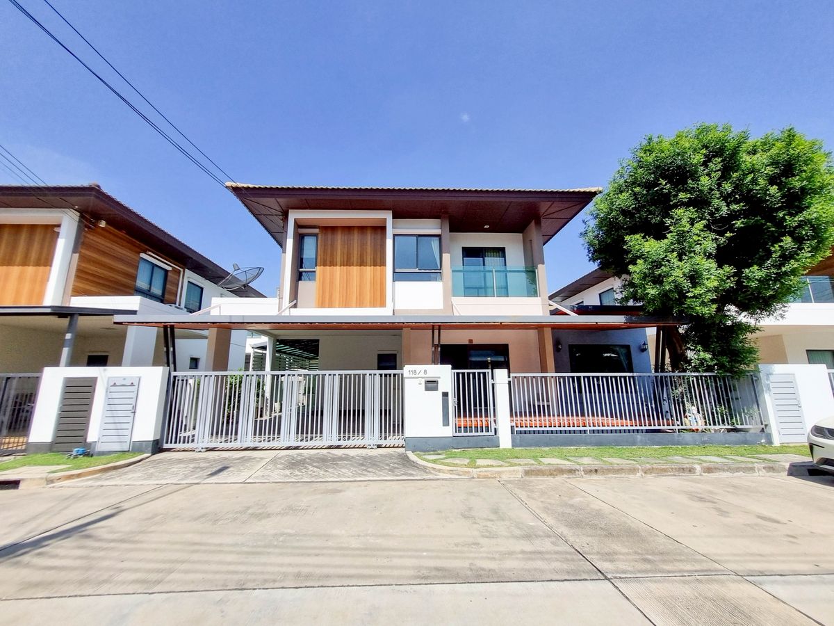 ให้เช่าบ้านนวมินทร์ รามอินทรา : ให้เช่าบ้านเดี่ยว 2 ชั้น บุราสิริ พหลโยธิน - สายไหม ติดถนนใหญ่ ใกล้ทางด่วนสุขาภิบาล 5