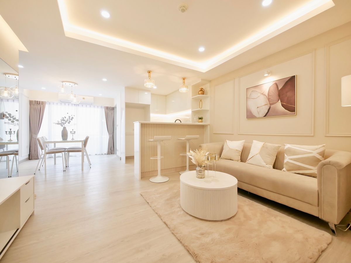 For SaleCondoOnnut, Udomsuk : Anchan Condo for sale, Soi On Nut 70/1, size 61 sq.m., 2 bedrooms, new renovated, very beautiful
