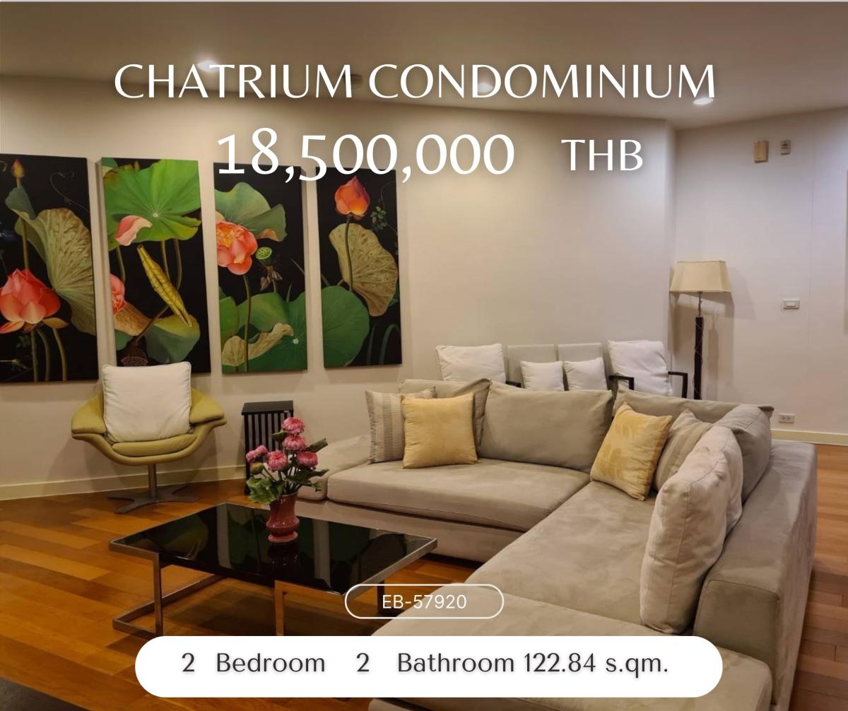 ขายคอนโดสาทร นราธิวาส : Chatrium Condominium คอนโดในรั้ว Shrewsbury เดินไม่กี่ก้าวถึงโรงเรียน ไม่ต้องข้ามถนน ลูกปลอดภัย ชั้นสูง วิวสวย ขายพร้อมผู้เช่า 18,500,000