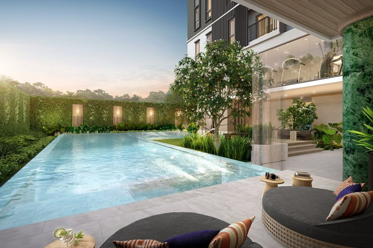 For SaleCondoPinklao, Charansanitwong : Last room 2 BED 2 Bath 57 SQM. Pool view‼ ️ Aspire Arun-Pave Condo near Siriraj
