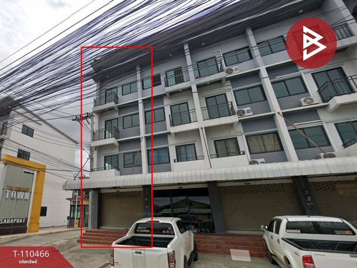 For SaleShop HouseSriracha Laem Chabang Ban Bueng : 4 -storey commercial building for sale, The Perfect Town Project, Nong Kham Sriracha, Chon Buri