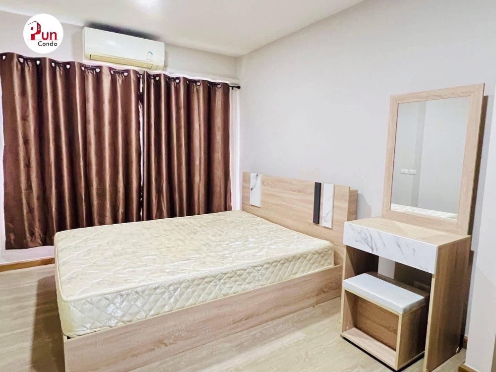 For RentCondoPathum Thani,Rangsit, Thammasat : 🎡 #for rent becondo Phaholyothin 🤍 Beautiful room, fully furnished 🤖 View of Bangkok University 😊 Less noise ✨ There is a kitchen zone, washing zone ready !!️ ✅ Pun