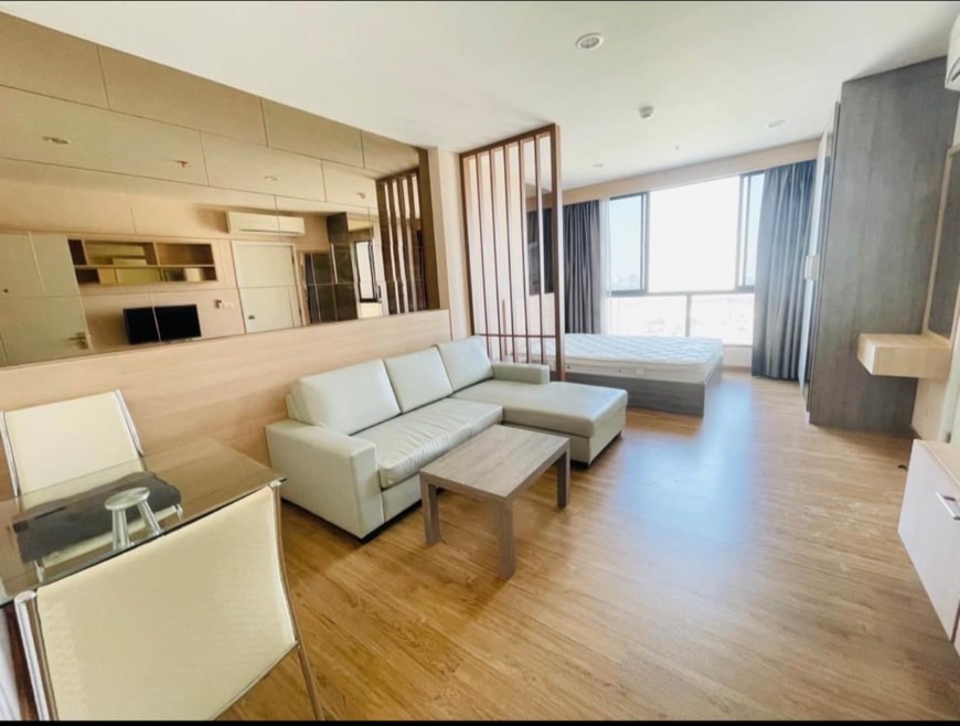 For RentCondoBang Sue, Wong Sawang, Tao Pun : 💥💥[For rent] Condo The Tree Interchange, size 30 sq m., 40th floor, Building A, river view, fully furnished, ready to move in 25/1/2568!!💥💥