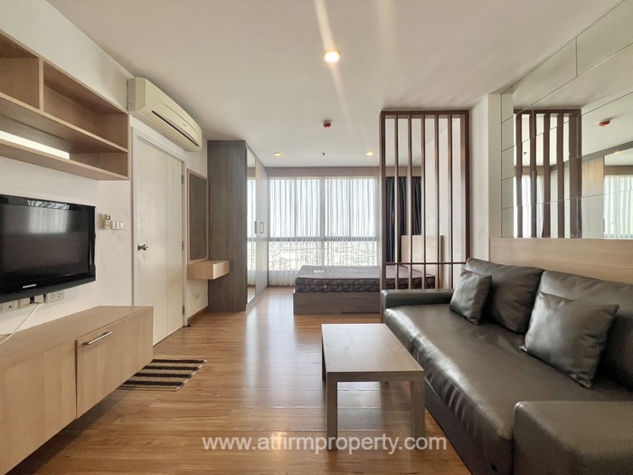 For RentCondoBang Sue, Wong Sawang, Tao Pun : 💥💥[For rent] Condo The Tree Interchange, size 30 sq m., 32nd floor, Building A, river view, fully furnished, ready to move in💥💥