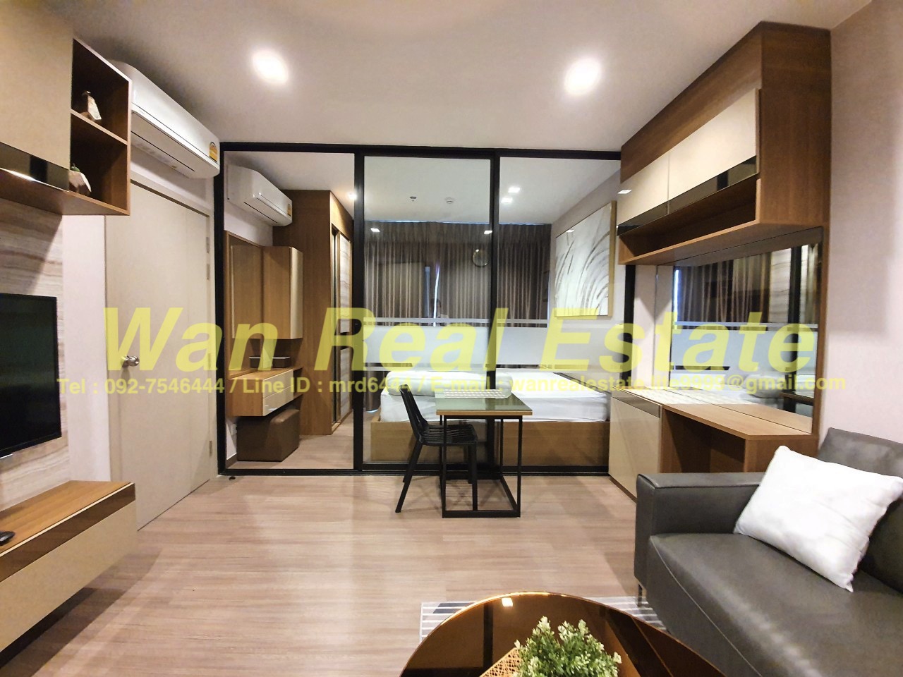 For RentCondoRattanathibet, Sanambinna : For rent, politan rive condo, floor 36, size 31 sq.m., beautiful decoration, near the river Only come in