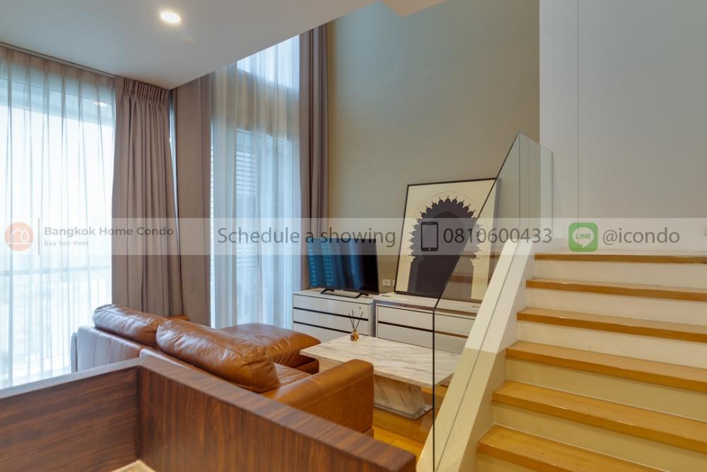 For RentCondoRatchathewi,Phayathai : For sale with tenant, Condo Villa Ratchathewi, Villa Ratchathewi, 75 SQM, duplex, 43rd floor