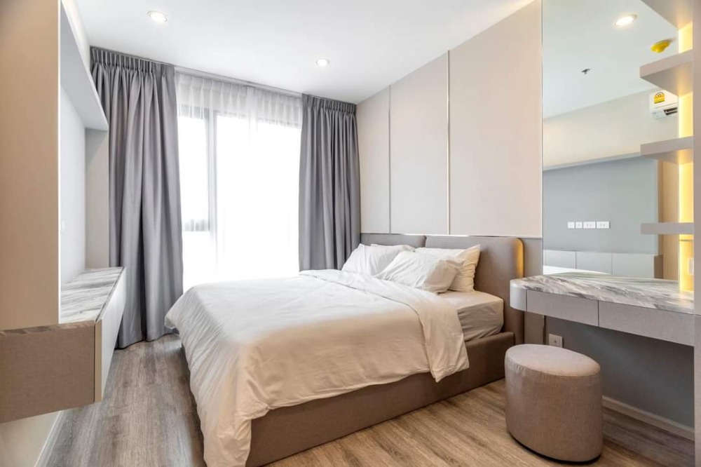 For RentCondoOnnut, Udomsuk : 🛟Condo for rent Ideo Mobi Sukhumvit 66, 1 bedroom, 1 bathroom, size 36 sq m., beautiful room, fully furnished, next to BTS Udomsuk, only 22000-