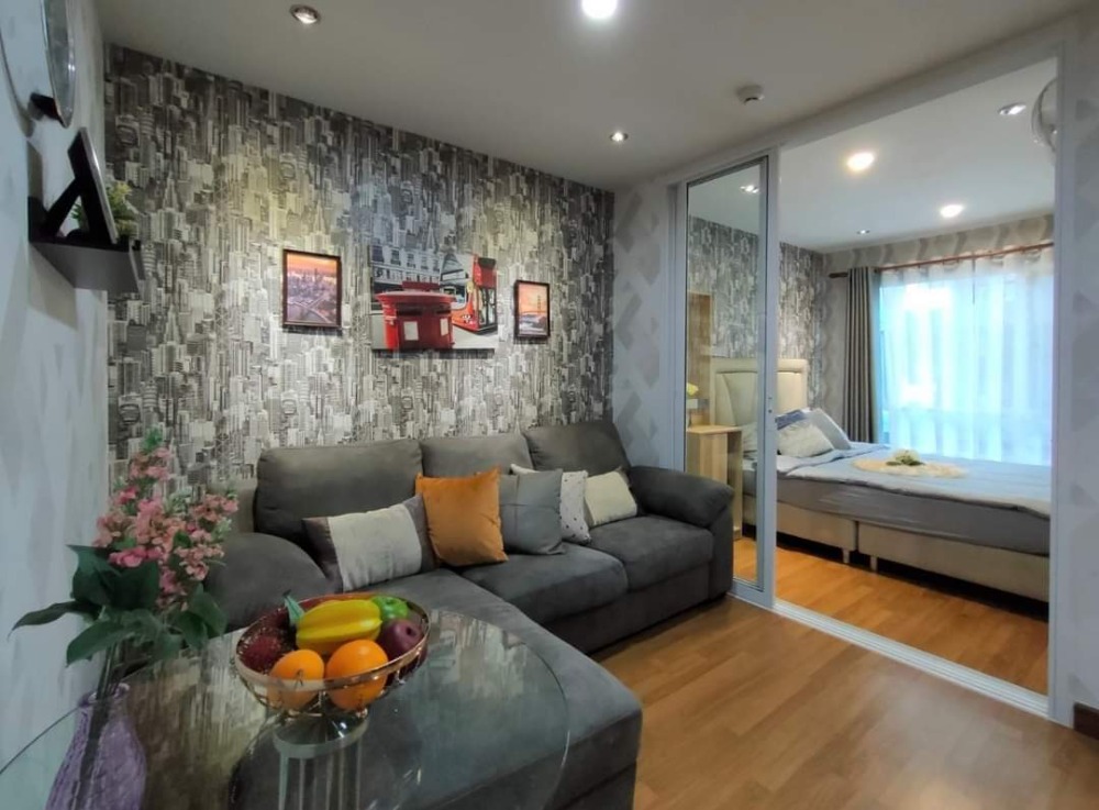 For RentCondoOnnut, Udomsuk : 🛟Condo for rent Regent home Sukhumvit 81 near BTS On Nut, beautiful room with wallpaper, fully furnished, washing machine only 11500-