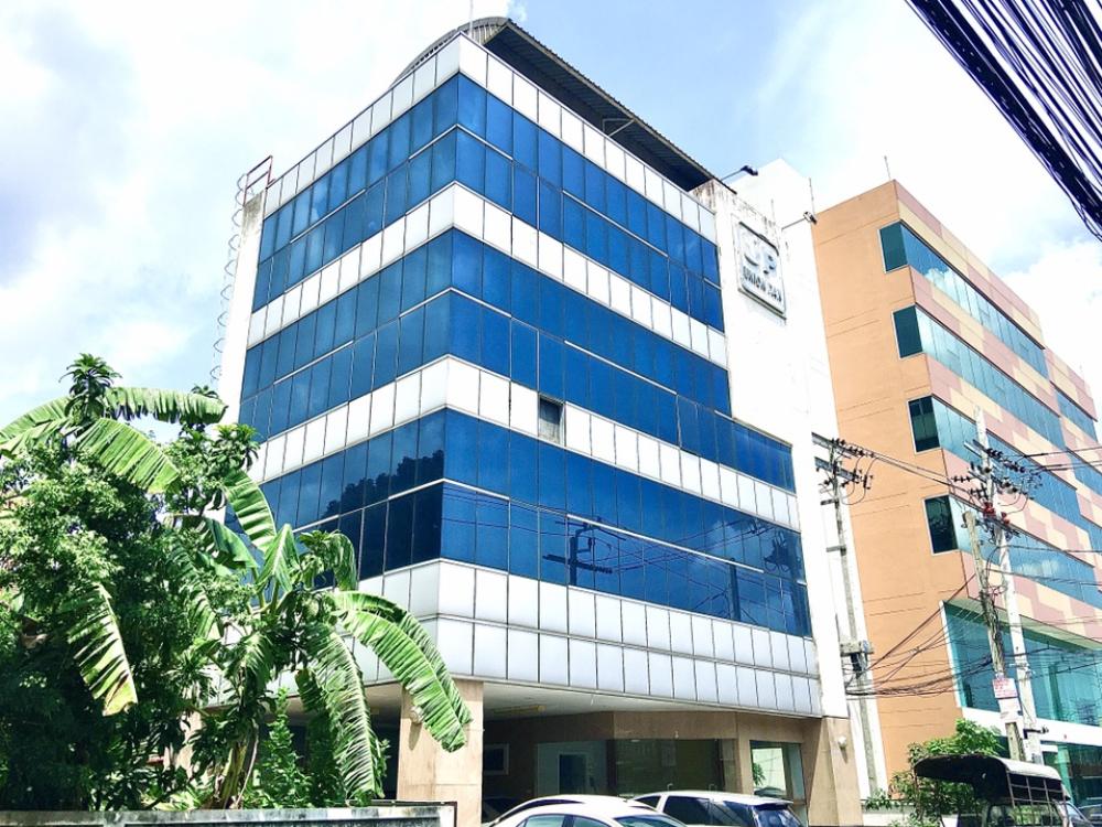 For RentOfficeRamkhamhaeng, Hua Mak : Office building for rent, Ramkhamhaeng Soi 24, Intersection 24, near ABAC University, Ramkhamhaeng University, The Nine, Rama 9.