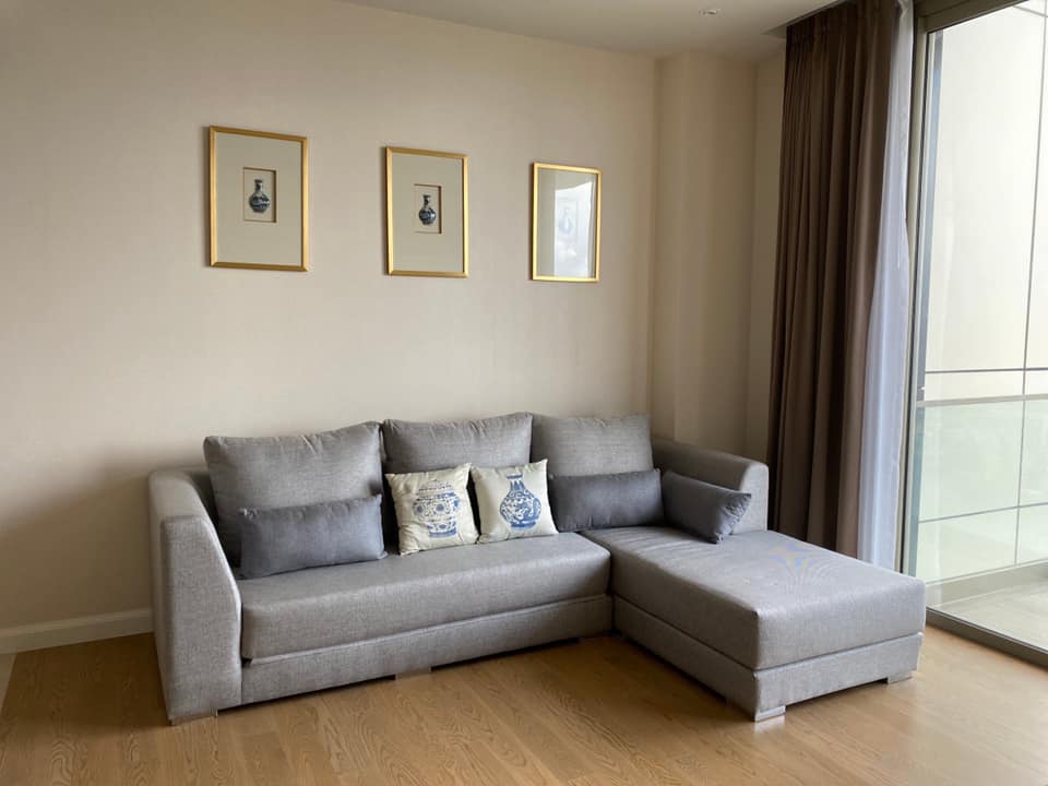 For RentCondoWongwianyai, Charoennakor : +++ Urgent rent +++ Beautiful room *** Magnolias waterfront Residences ** 1 bedroom, 59 sq m., 37th floor, beautiful room, fully furnished, ready to move in.