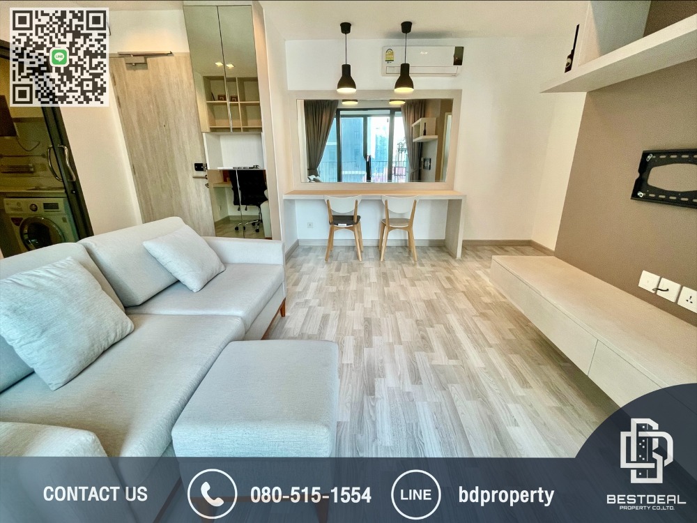 For SaleCondoRama9, Petchburi, RCA : BESTDEAL FOR SELL Hot price!!! 2 Bedroom 45sqm.Special Price 6.39 Mb“Ideo Mobi Rama 9” Near Phraram Kao 9 MRT Station 80 meters