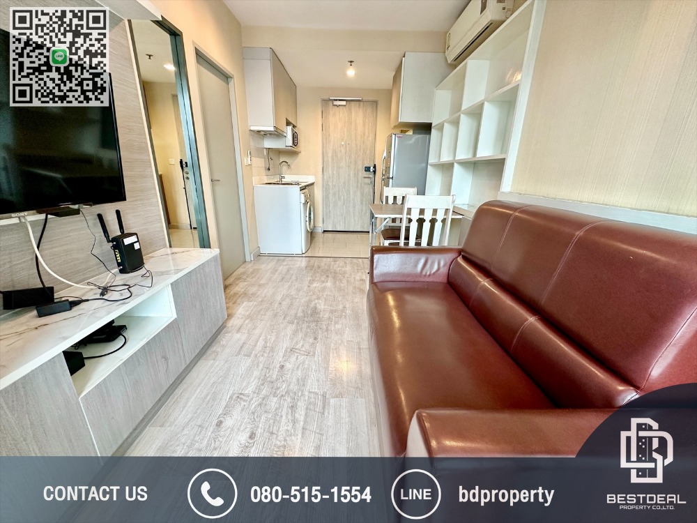 For RentCondoRama9, Petchburi, RCA : BESTDEAL FOR RENT   1 Bedroom  31 sqm. Special Price 16k/Month “IDEO MOBI RAMA 9” Near Phraram Kao 9 MRT Station 80 meters.