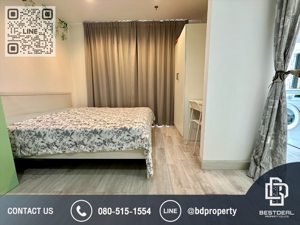 For RentCondoRama9, Petchburi, RCA : Bestdeal  FOR RENT Studio 22 sqm. Rental 13,000 THB /month CONDO “IDEO MOBI RAMA 9” Near Phraram Kao 9 MRT Station 80 meters.