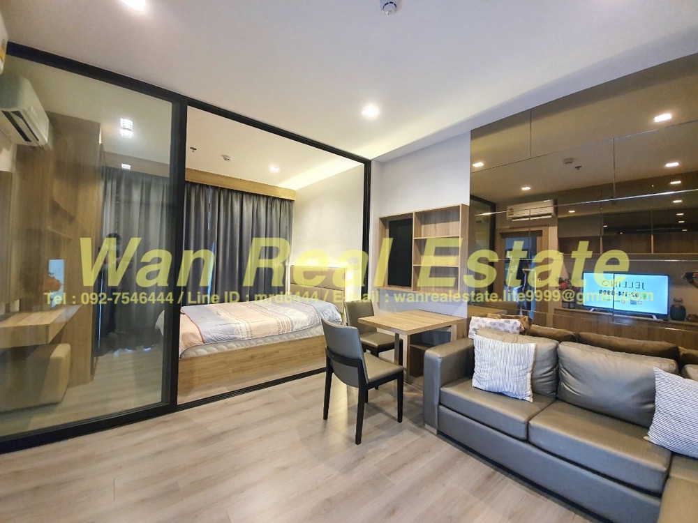 For RentCondoRattanathibet, Sanambinna : Condo for rent politan rive, 47th floor, size 31 sq m, corner room, river view, very beautiful decoration, fully furnished