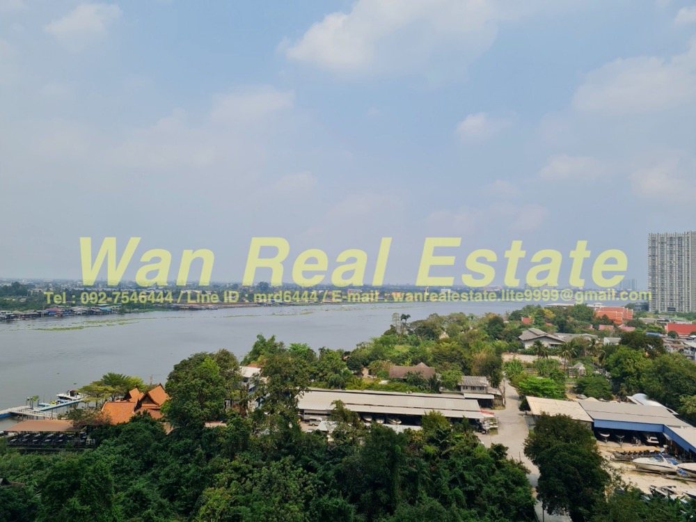 For RentCondoRattanathibet, Sanambinna : Condo for rent, politan aqua, 12th floor, size 30 sq m, fully furnished, river view, garden, new room, never entered.