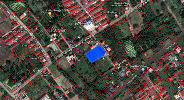 For SaleLandRama5, Ratchapruek, Bangkruai : Land for sale near Rama 5 Bridge, size 1 rai and a half, in Soi Wat Sangkhathan, Bang Phai, Nakhon In Road, wide front, next to concrete road.