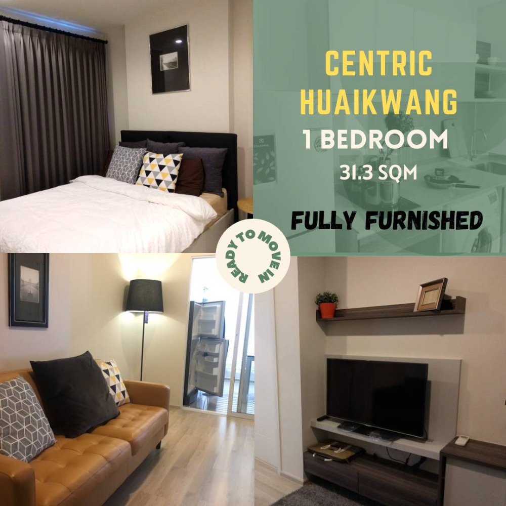 For SaleCondoRatchadapisek, Huaikwang, Suttisan : For Sell Condo Centric Ratchada - Huai Khwang ** 3.6 Million Baht **