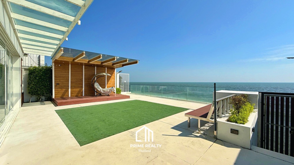 For SaleHouseHuahin, Prachuap Khiri Khan, Pran Buri : Beachfront Modern Pool Villa For Sale @Hua Hin