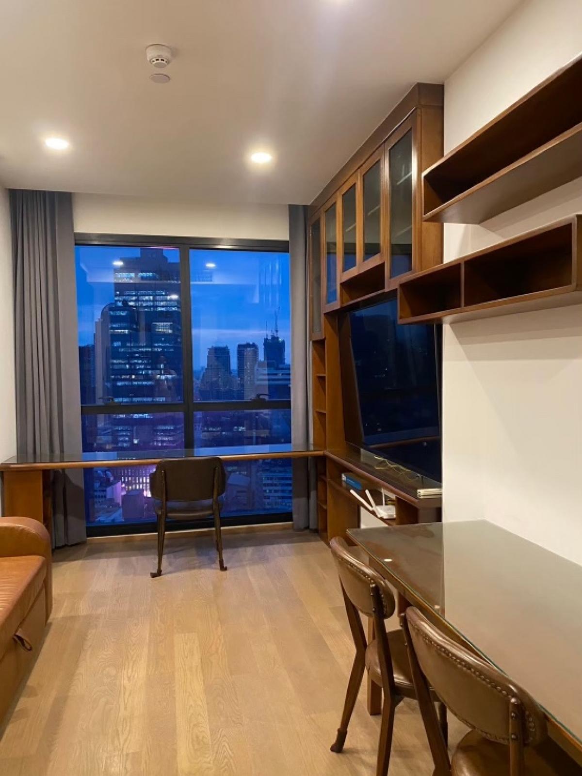 For RentCondoSiam Paragon ,Chulalongkorn,Samyan : 🔥Accepting direct bookings with the owner🔥 Ashton Chula-Silom 1-1BR 34 sqm. Beautiful room, built-in, complete electrical appliances 082-459-4297