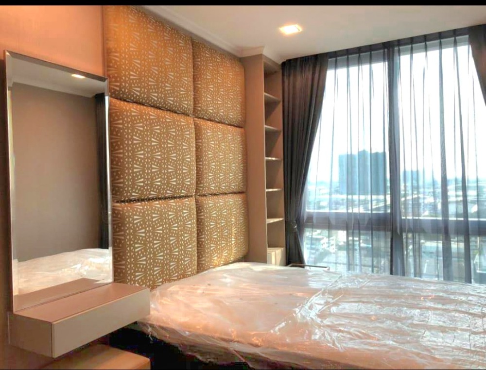 For RentCondoSamut Prakan,Samrong : 🍀Condo for rent: The Metropolis Samrong Interchange, next to BTS Samrong, 2 bedrooms, beautiful room, fully furnished, 45 sq m., only 16000-