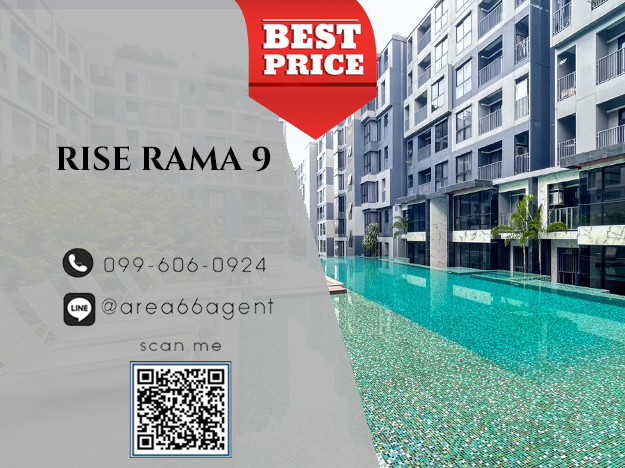 For SaleCondoRama9, Petchburi, RCA : 🔥For sale Condo Rise rama9