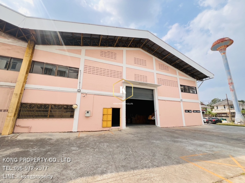 For RentWarehousePhutthamonthon, Salaya : Warehouse for rent, 2,000 sq.m., next to Phutthamonthon Sai 4 Road, Krathum Lom Subdistrict, Sampran District, Nakhon Pathom.