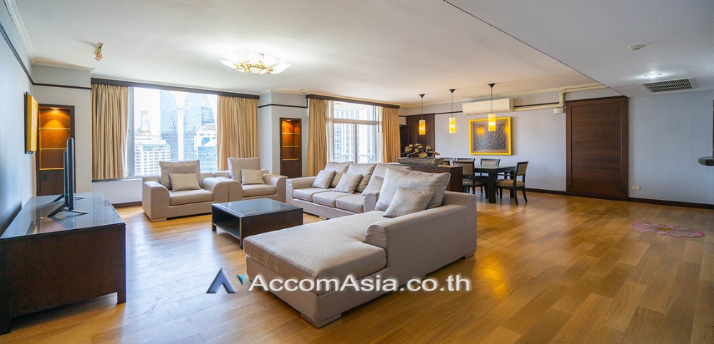 ให้เช่าคอนโดวิทยุ ชิดลม หลังสวน : 🔼AccomA🔽 Pet friendly 3 Beds Condominium for Rent in Ploenchit, BTS Ploenchit at All Seasons Mansion