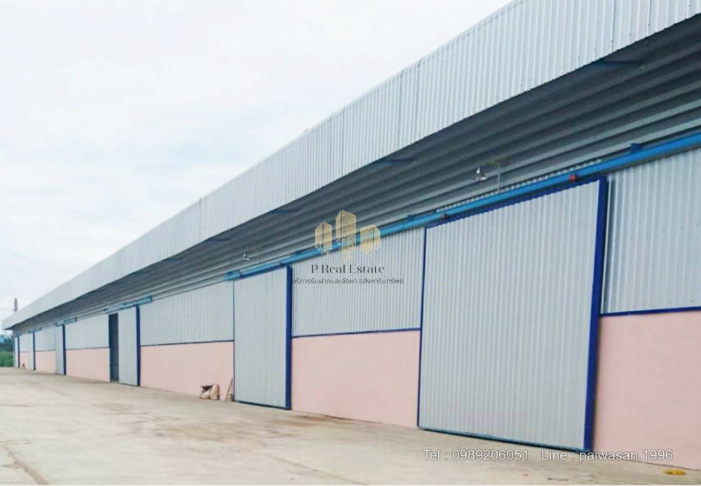 For RentWarehouseMahachai Samut Sakhon : Warehouse/office for rent, Ban Ko Subdistrict, Mueang District, Samut Sakhon Area 1,600 sq.m.