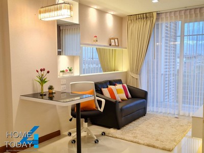 For SaleCondoLadkrabang, Suwannaphum Airport : Condo for sale: Airlink Residence Romklao-Suvarnabhumi, fully renovated, beautiful, ready to move in