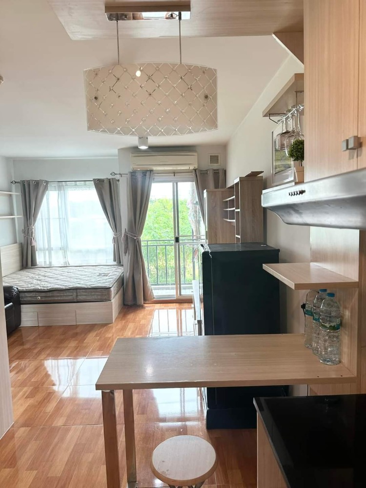 For RentCondoLadkrabang, Suwannaphum Airport : 🛟Condo for rent Iris Avenue Onnuch Suvarnabhumi near APL Lat Krabang-Suvarnabhumi Airport, spacious room 28 sq m., beautiful room, only 7500-