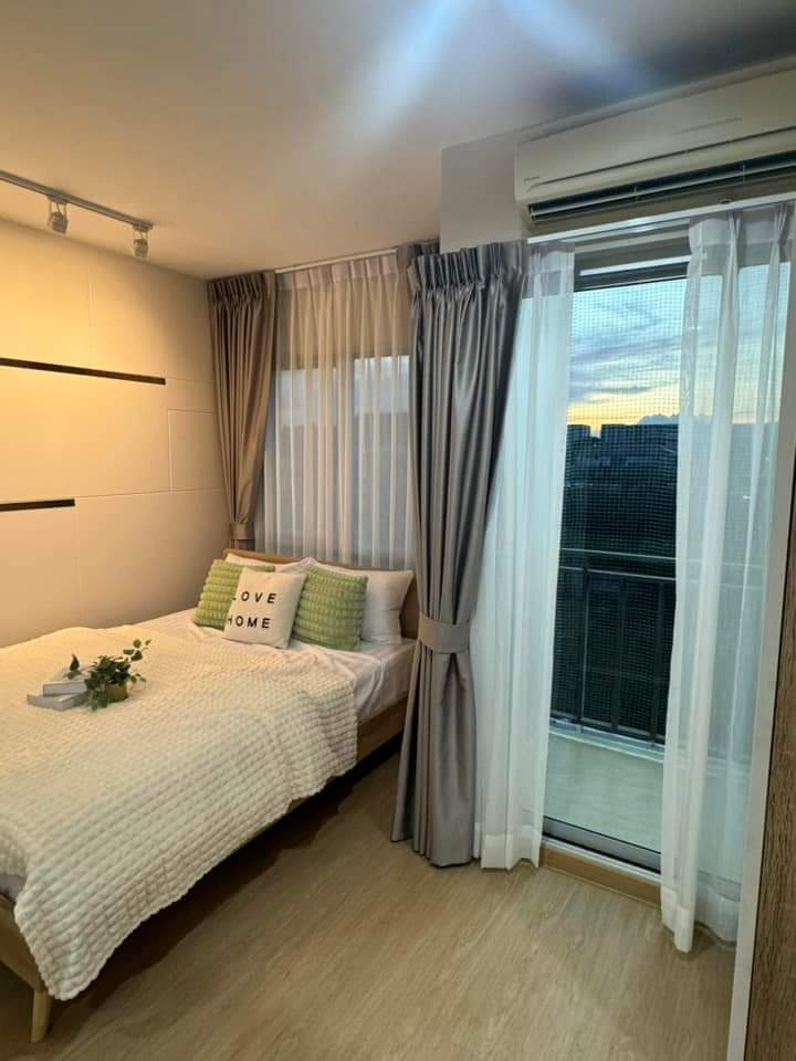 For RentCondoLadkrabang, Suwannaphum Airport : 🛟Condo for rent Iris Avenue Onnuch Suvarnabhumi near APL Lat Krabang-Suvarnabhumi Airport, spacious room 28 sq m., beautiful room, only 8500-