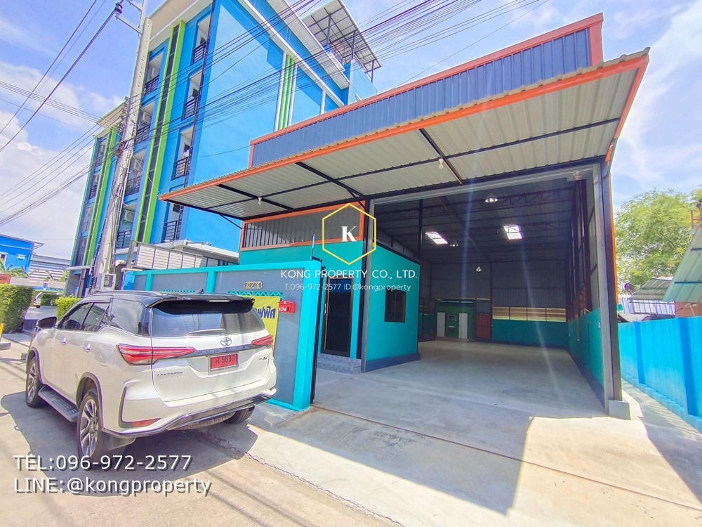 For RentWarehouseNonthaburi, Bang Yai, Bangbuathong : Warehouse for rent with office ,Soi Wat Lat Pla Duk, Bang Bua Thong District, Nonthaburi