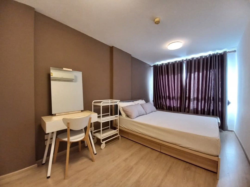 For RentCondoOnnut, Udomsuk : ☘️Condo for rent Elio Del Ray Sukhumvit 64 near BTS Udomsuk/Punnawithi 34 sq m. Beautiful room with washing machine, only 14000-