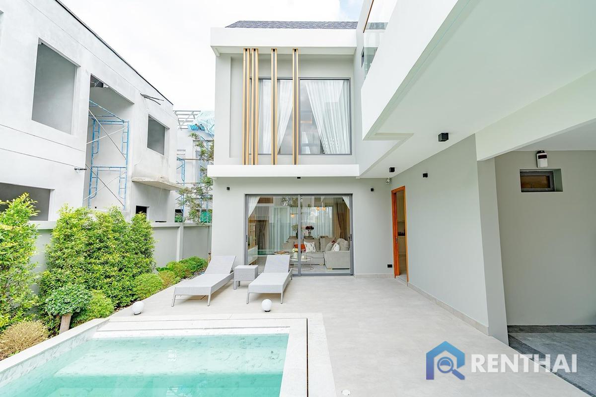 For SaleHousePattaya, Bangsaen, Chonburi : For sale house 4 bedrooms at The Infini by Dspace