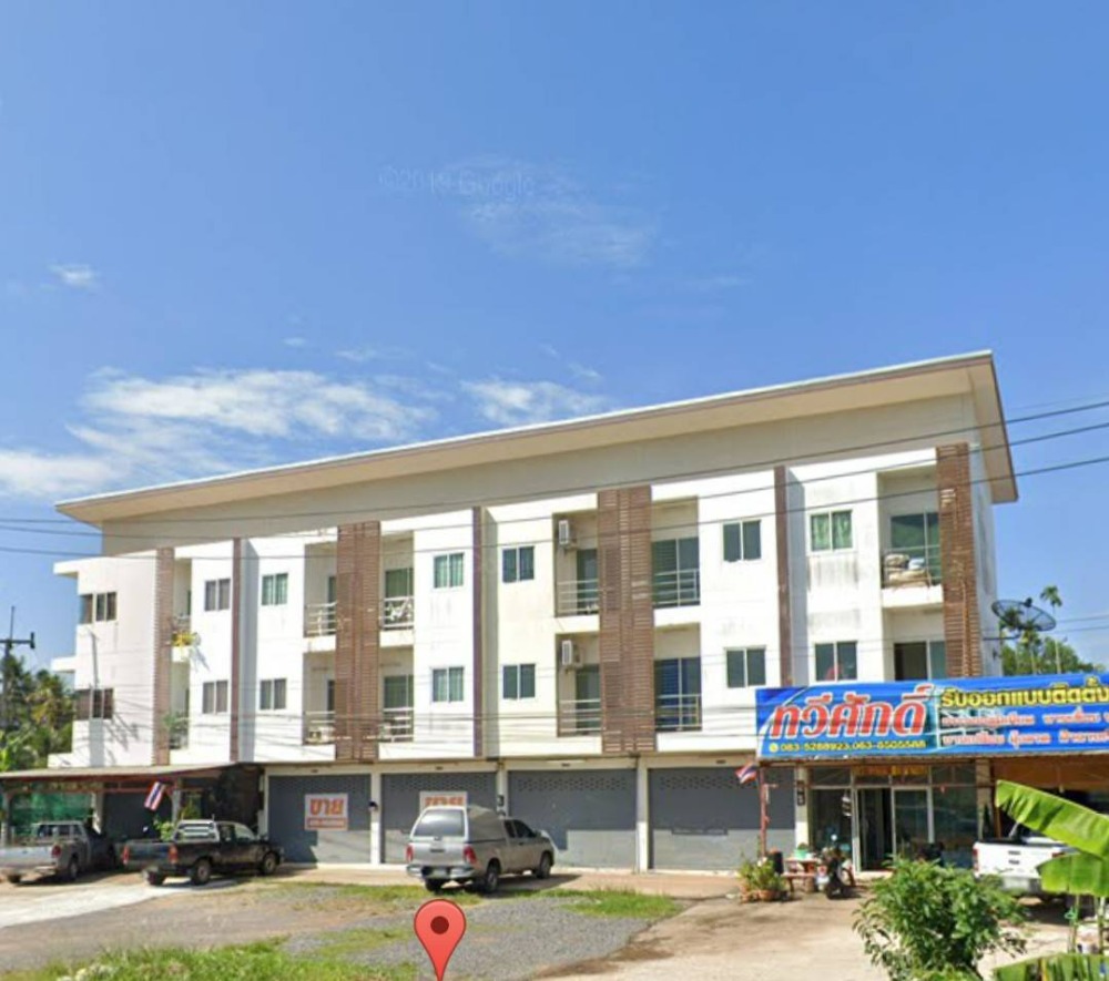 For SaleShophouseKoh Samui, Surat Thani : Selling cheap commercial buildings, 2 booths, 3 floors, Surat Thani Province, near Central Surat Thani, just 800 meters, opposite Wat Pradu Municipality Fully furnished (new building, never moved in)