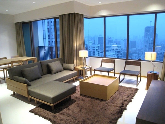 For RentCondoSukhumvit, Asoke, Thonglor : Condo for rent, The Emporio Place, 2 bedrooms, 35th floor, fully furnished, beautiful view