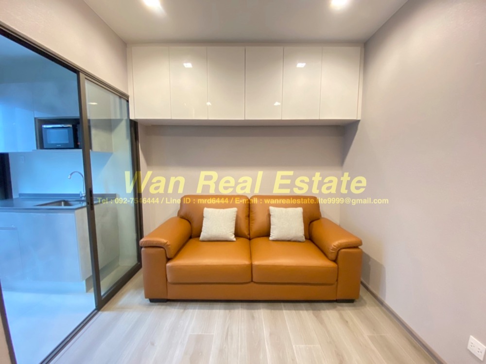 For RentCondoRattanathibet, Sanambinna : Condo for rent, politan aqua, 21st floor, size 30 sq m, river view, beautifully decorated, ready to move in, new room