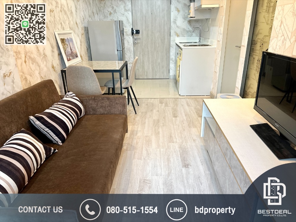 For RentCondoRama9, Petchburi, RCA : BESTDEAL FOR RENT CONDO “Ideo Mobi Rama 9” 1 Bedroom  31 sqm. Special Price 16k/Month Near Phraram Kao 9 MRT Station 80 meters