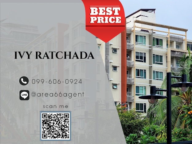 For SaleCondoRatchadapisek, Huaikwang, Suttisan : 🔥 For sale!! Condo Ivy Ratchada