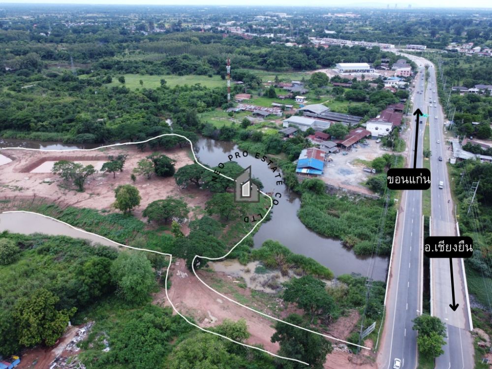 For SaleLandMaha Sarakham : 🚀 Land for sale 🚀 54 rai of creek surrounds the land. suitable for travel 10 km from Khon Kaen city