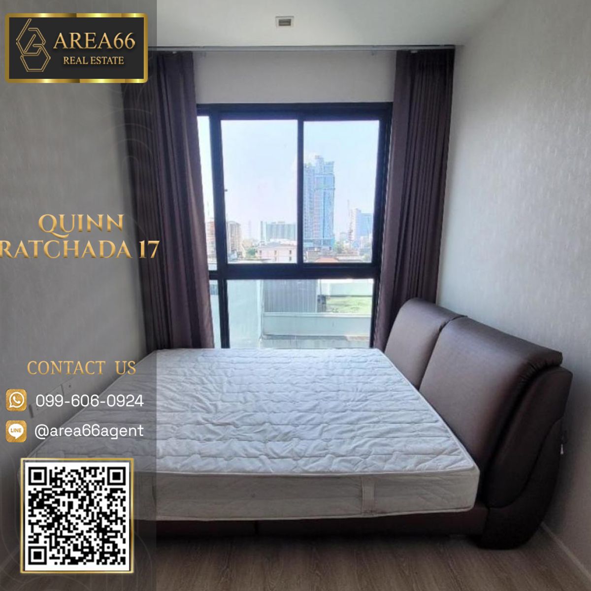 For SaleCondoRatchadapisek, Huaikwang, Suttisan : For Sale Quinn Ratchada 17 Nearby MRT Sutthisan