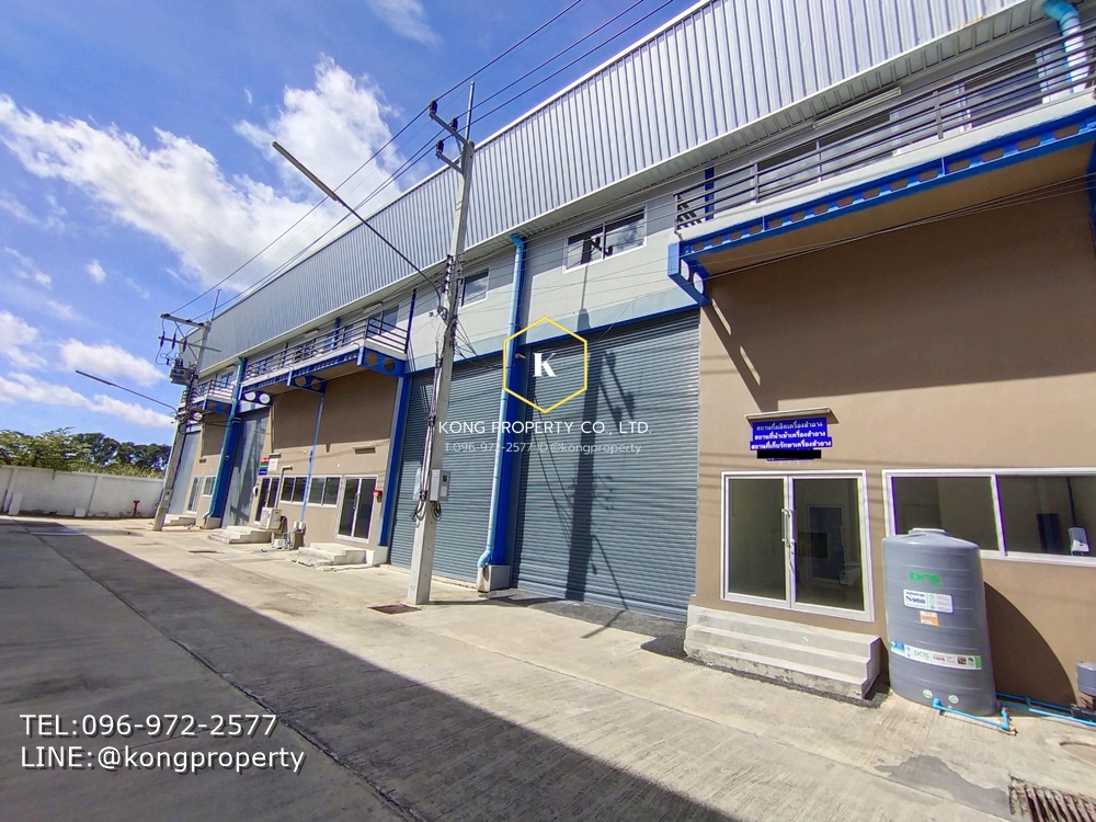 For RentWarehouseMahachai Samut Sakhon : Factory for rent, Phutthasakhon Road, Phutthamonthon Sai 4, Om Noi, Kratum Baen Samut Sakhon Factory for rent in Phutthasakhon, Krathum Baen, Samut Sakhon