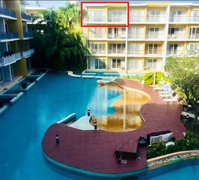 For SaleCondoCha-am Phetchaburi : Condo for sale by the sea, Baan Ploen Talay Cha-am, with private beach, 99.6 sq.m 2 bedrooms corner unit