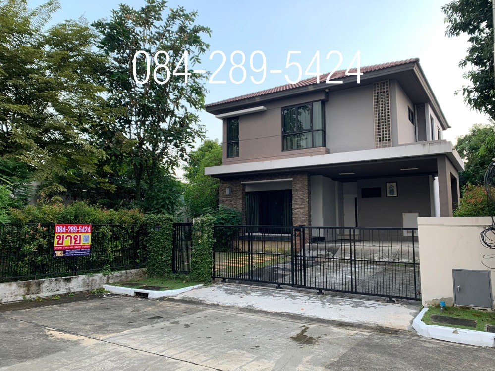 For SaleHouseRama 2, Bang Khun Thian : 2 storey detached house for sale, Manthana Rama 2 - Thiantale , area 106.4 square wa, corner house