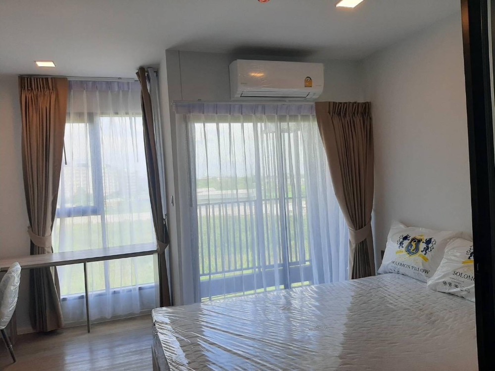 For RentCondoPathum Thani,Rangsit, Thammasat : 💥1st hand room #KaveAva for rent Beautiful condo near TU. Double bed, separate zones Fully furnished, ready to move in!!😊Pun